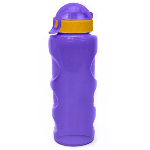 КК0157 Бутылка для воды "LIFESTYLE" со шнурком, 500 ml, anatomic, прозрачно/фиолетовый