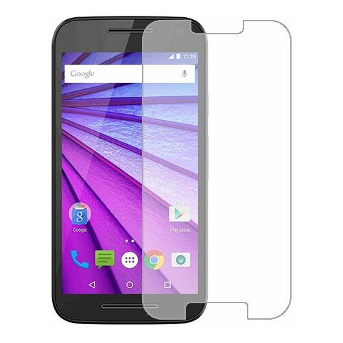 Motorola Moto G (3rd gen) защитный экран Гидрогель Прозрачный (Силикон) 1 штука