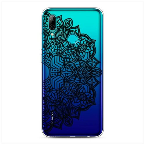 фото Силиконовый чехол "мехенди черное" на huawei p smart 2019 / хуавей п смарт 2019 case place
