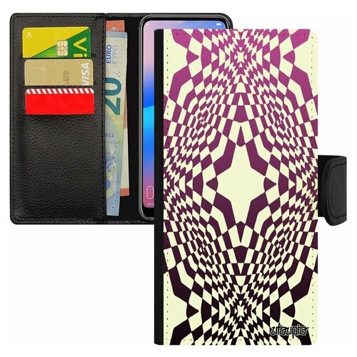 фото Чехол-книжка на мобильный xiaomi redmi 6a, "иллюзия звезда" волна узор utaupia