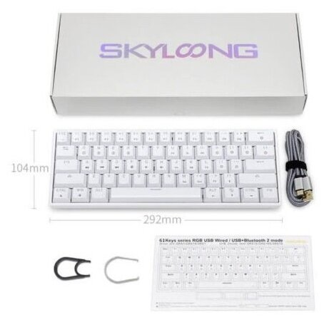 Клавиатура Skyloong SK61S Red Switch