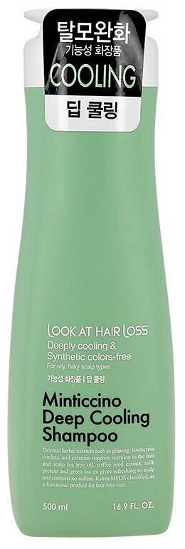 Daeng Gi Meo Ri шампунь Look at Hair Loss Minticcino Deep Cooling для жирной кожи головы, 500 мл