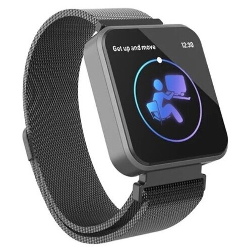 Умный фитнес браслет с измерением давления SX8 чёрный 198000₽