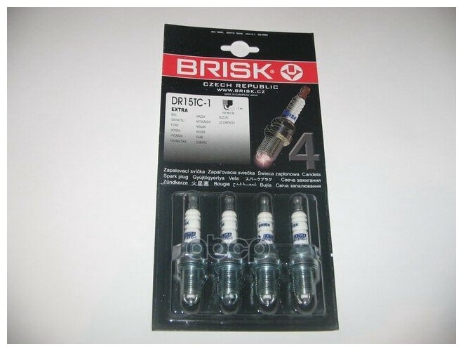 BRISK DR15TC-1-A Свеча зажигания 1328 DR15TC-1