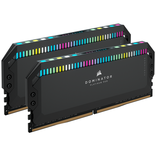 Оперативная память CORSAIR DDR5 32GB (2x16GB) Dominator Platinum RGB 6200MHz CL36 (36-39-39-76) 1.3V / CMT32GX5M2X6200C36 / Black