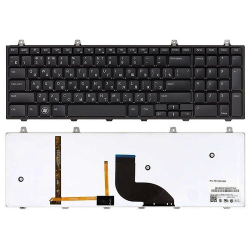 Клавиатура для ноутбука Dell 0F939P черная с подсветкой 2350₽