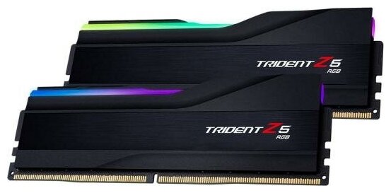 G Skill Оперативная память для компьютера 32Gb 2x16Gb PC5-48000 6000MHz DDR5 DIMM CL40 G Skill TRIDENT Z5 RGB F5-6000J4040F16GX2-TZ5RK