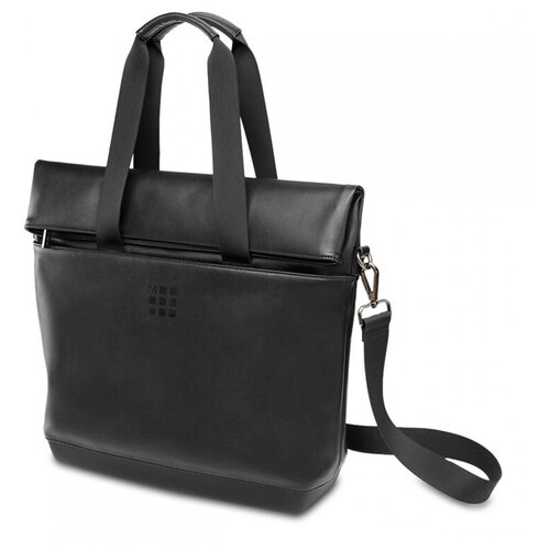 фото Сумка moleskine classic foldover tote et76uftobk 34x35x9см эко-кожа черный