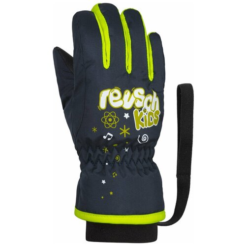 фото Перчатки reusch размер 2, dress blue/safety yellow