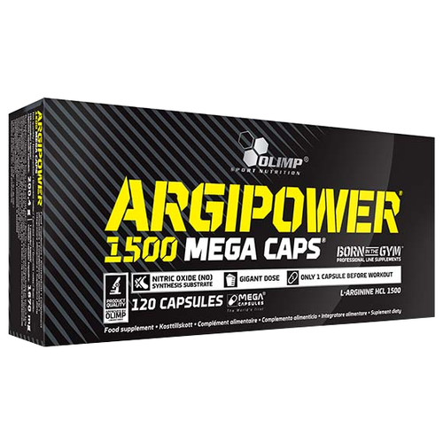 Аминокислота Olimp Sport Nutrition ARGIPOWER 1500 Mega Caps, 120 шт.