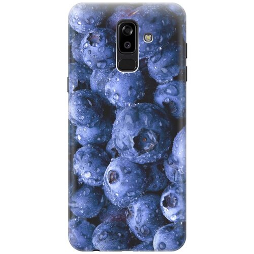 re paчехол накладка artcolor для samsung galaxy j8 2018 с принтом сакура на голубом RE: PAЧехол - накладка ArtColor для Samsung Galaxy J8 (2018) с принтом Черника