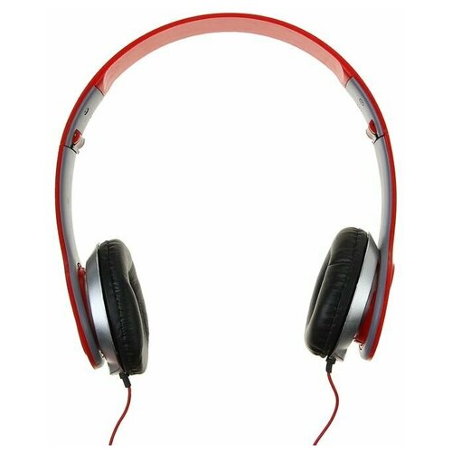 Наушники LuazON RX-11 накладные складные красные 95300₽