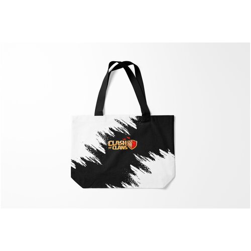 фото Сумка-шоппер / 46х35 см / геймерам / clash of clans/royale clans burnettie