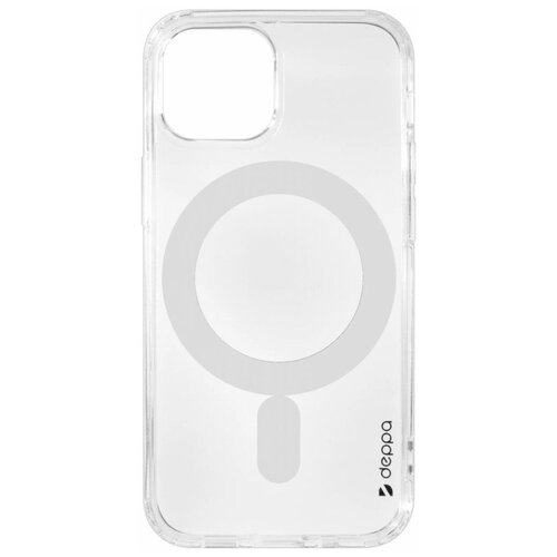 Накладка силикон Deppa Gel Pro с Magsafe для Apple iPhone 13 Прозрачный арт.88095