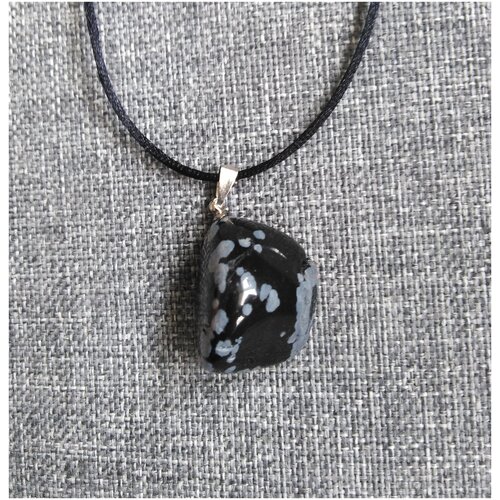 Амулет: Кулон из натурального камня Снежный обсидиан, mr.Sh