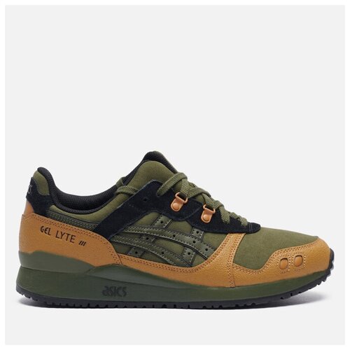 Кроссовки ASICS GEL-LYTE III, повседневные, натуральная кожа, размер 37, зеленый