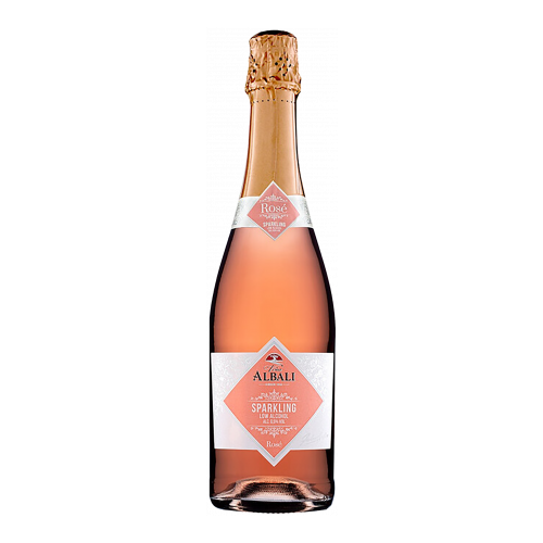 Вино игристое безалкогольное Vina Albali Sparkling Rose розовое сухое 0.75 л