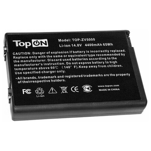 фото Аккумулятор для ноутбука hp pavilion zd8000, zx6000, nx10, presario r3000 series. 14.8v 4400mah 65wh. pn: 346970-001, hstnn-db03 topon