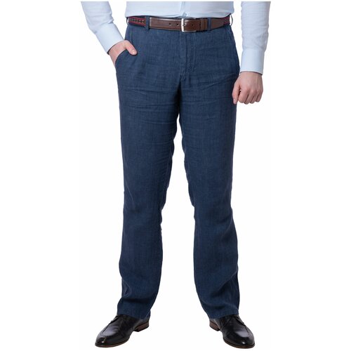 Брюки W. Wegener, размер 56/182, синий брюки w wegener размер 56 182 серый