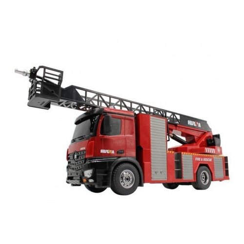 Купить Радиоуправляемая пожарная машина-лестница HUINA TOYS 2.4G 22CH 1/14 RTR арт. HN1561, красный, пластик, unisex