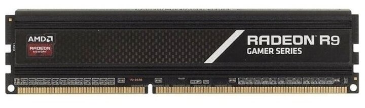 Оперативная память AMD 32 Gb DIMM DDR4 3200 MHz R9 Gamers Series Black Gaming R9S432G3206U2S 852200₽