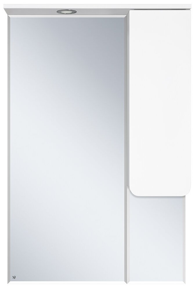 фото Зеркало-шкаф Misty Чегет 65 белая эмаль
