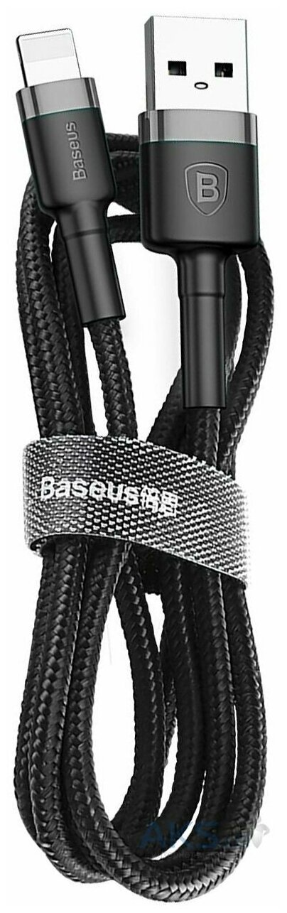 Кабель Baseus (CALKLF-BG1) USB/Lightning 1m (Grey/Black) - фото №3