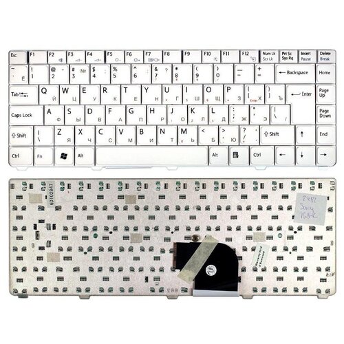 Клавиатура для ноутбука Sony Vaio VGN-C291NWP белая 178000₽