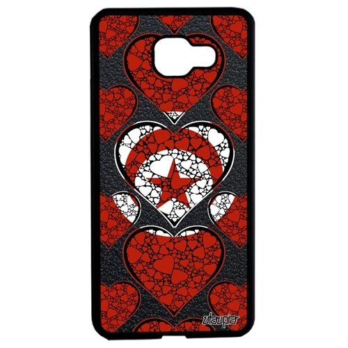 фото Качественный чехол на телефон // samsung galaxy a5 2016 // "флаг туниса с сердцем" страна государственный, utaupia, цветной