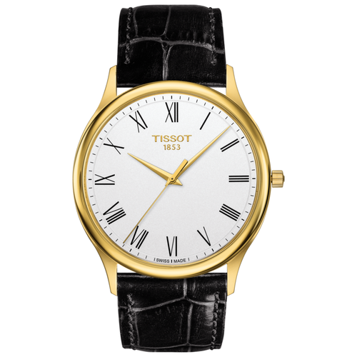 Наручные часы TISSOT Часы Tissot Excellence 18K Gold T926.410.16.013.00, золотой, белый