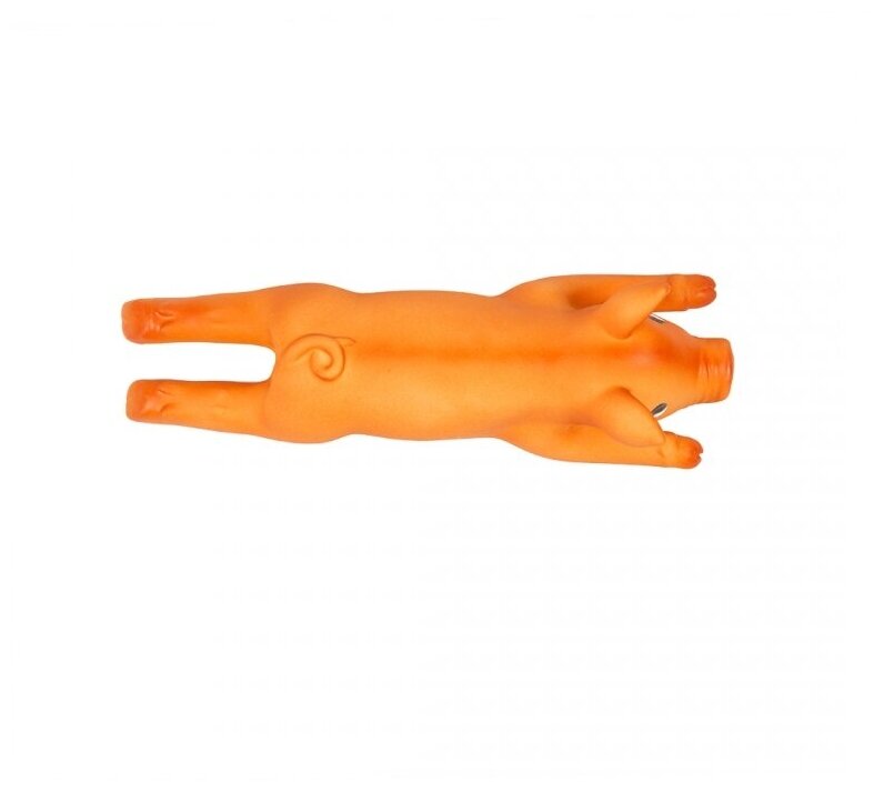 Игрушка для собак латексная DUVO+ "Хрюшка", оранжевая, 42см (Бельгия) - фотография № 1