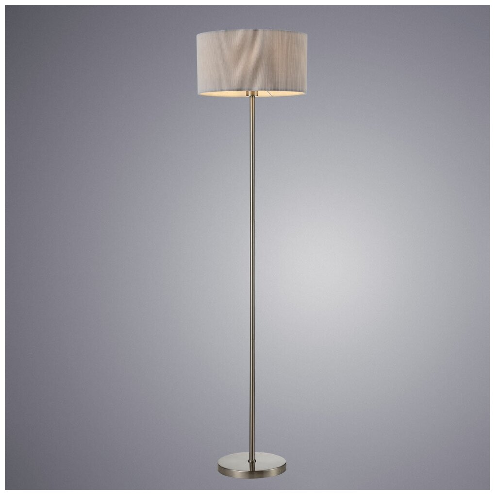 Торшер Arte Lamp Mallorca A1021PN-1SS, E27, кол-во ламп:1шт, Серебро