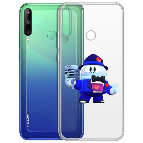 фото Чехол-накладка clear case brawl stars-стильный лу для huawei p40 lite e/y7p/honor 9c krutoff group