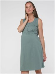 Сорочка для беременных и кормящих хаки, размер 48