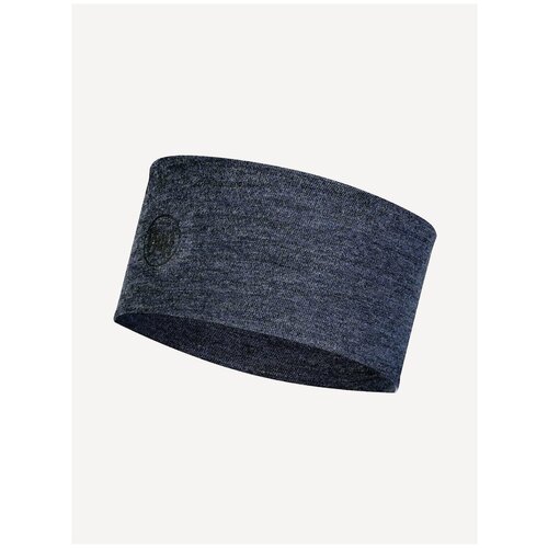 фото Повязка buff midweight wool solid, размер one size, синий