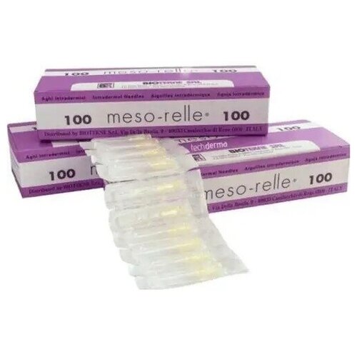 Игла для мезотерапии Meso-Relle 30G (0,3 х 25) упаковка 100шт