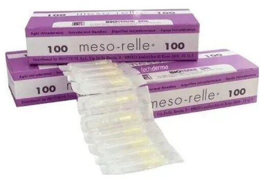 Игла для мезотерапии Meso-Relle 30G (0,30 х 12) упаковка 100шт