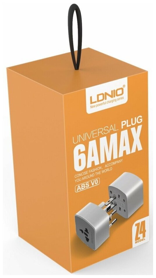 Переходник Ldnio Z4 universal plug для розеток (white)