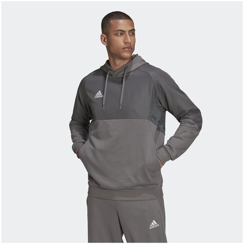 фото Худи муж. ha6232/(con22 hoody)/black/white/размер m adidas