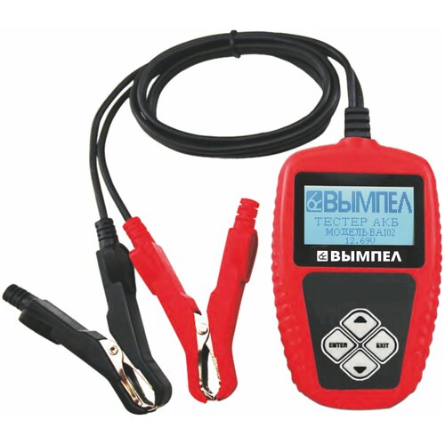 Вымпел Тестер АКБ ВА 102 для мото 12в АКБ русский язык 3127 1347000₽