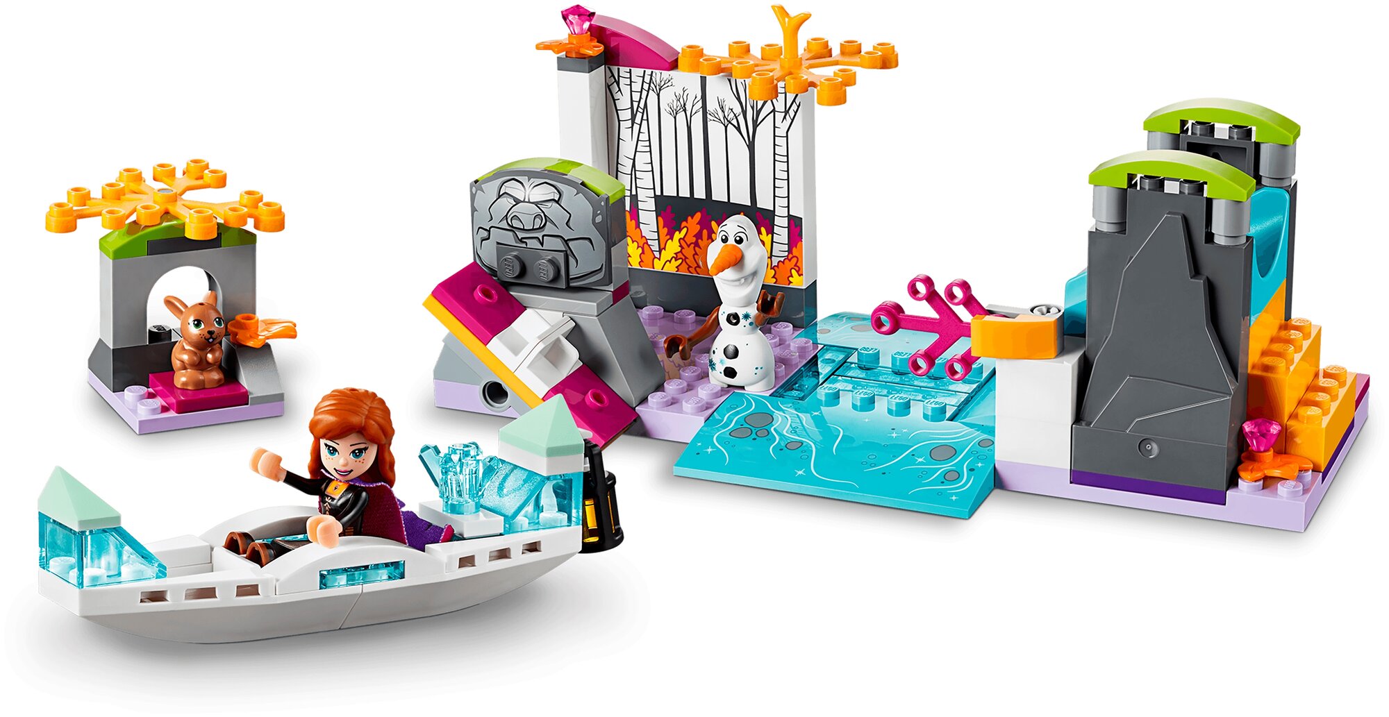 Конструктор LEGO Disney Princess Frozen 2 Экспедиция Анны на каноэ, 108 деталей (41165) - фото №7