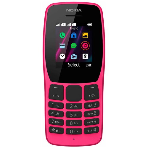 99011623246 Сотовый телефон Nokia 110 (2019) розовый