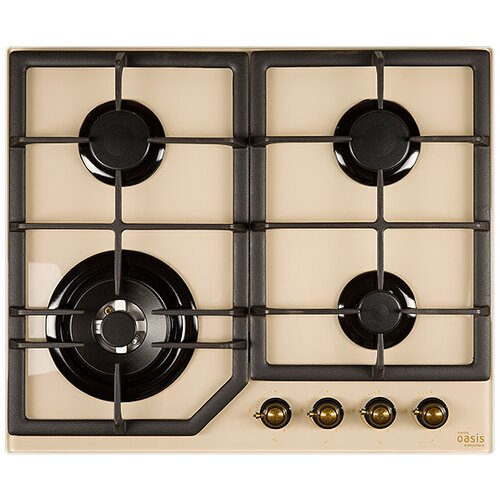 Поверхность газовая making OASIS everywhere P-GRT F бежевый стекло чугун WOK ретро гк 1571000₽