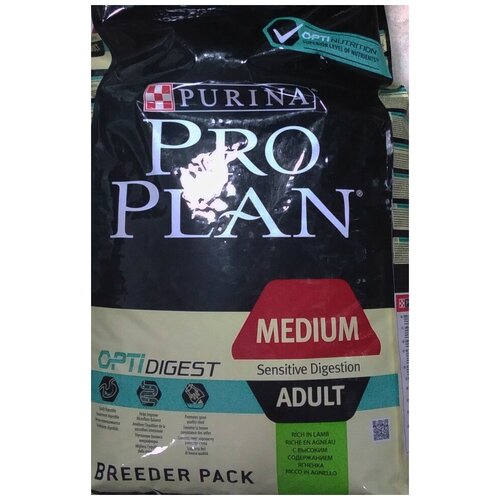 Pro Plan Про План Optidigest Adult Medium Sensitive Digestion с ягненком и рисом 18кг