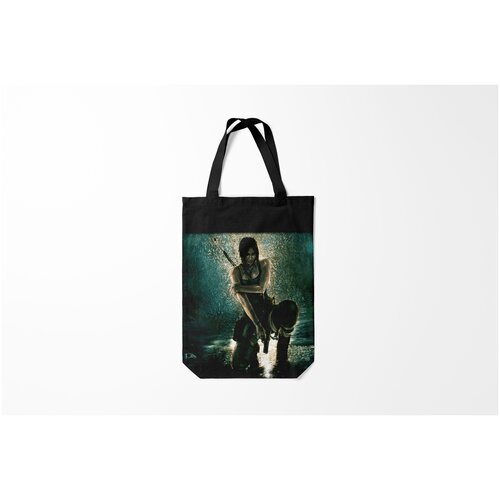 фото Сумка-шоппер / 31х42 см / геймерам / tomb raider burnettie