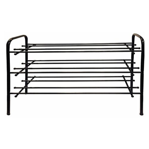 Полка для обуви ПО-370 700х265х540 мм 3 полки металл чёрный 2401₽