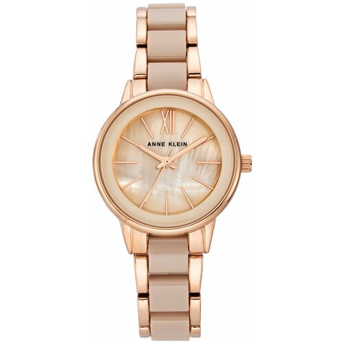 фото Наручные часы anne klein plastic наручные часы anne klein 3878bhrg, золотой, бежевый