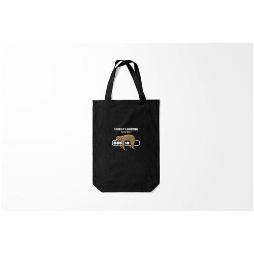 фото Сумка-шоппер / 31х42 см / прикольные надписи / популярные цитаты все лень burnettie