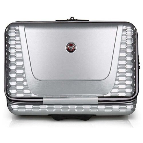 фото Компактный чемодан jaguar hard case business, silver