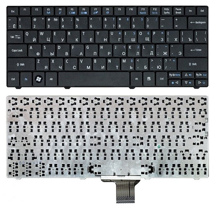 Клавиатура для ноутбука Acer Ferrari One 200 Черная 1180₽